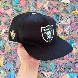 Las Vegas Raiders San Manuel Indian Bingo Casino Hat CAP Snap Back USED